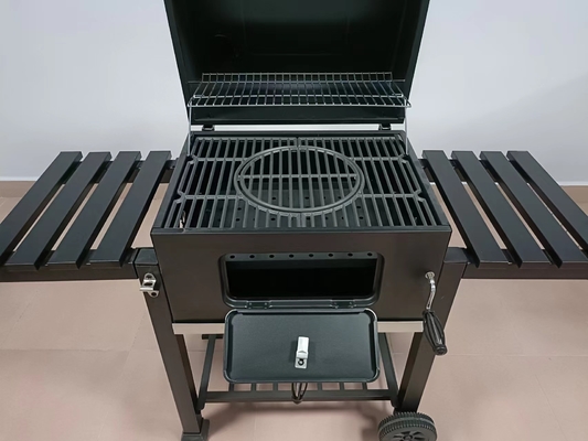 40 kg waga grill na węgiel drzewny 23,7 cala przenośny grill kempingowy z kółkami