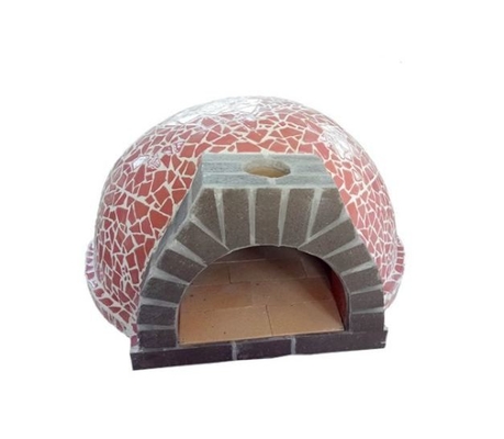 Ogniotrwały 10-minutowy ceramiczny piec do pizzy 70kgs Przenośny piec opalany drewnem