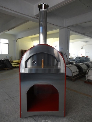Piec do pizzy ze stali nierdzewnej 840 mm ze stali nierdzewnej 201ss Stalowy piec opalany drewnem