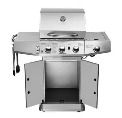 Grill gazowy OEM Grill 4 Palniki z grillem gazowym Hamulce z hamulcami