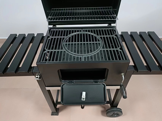 40kgs CSA Przenośny grill węglowy 12,6-calowy grill na drewno ze stali nierdzewnej