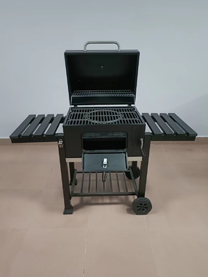 Ruchomy grill na węgiel drzewny CSA 30 kg grill na drewno ze stali nierdzewnej