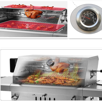 Heavy Duty AGA 201ss Grill gazowy 650MM Kitchenaid Wbudowany grill