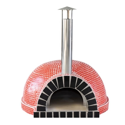 10min Ogrzewanie na zewnątrz Ceramiczny piec do pizzy Piec na drewno opalany drewnem