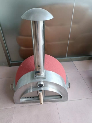 4-kołowy ceramiczny piekarnik do pizzy o szerokości 900 mm Zewnętrzny piekarnik ceramiczny