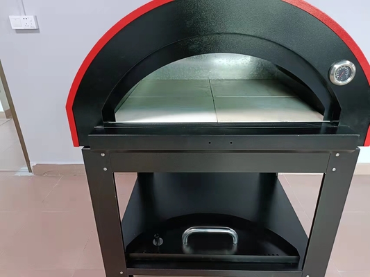 Piec do pizzy opalany drewnem ze stali nierdzewnej CSA Piekarniki zewnętrzne Burns Wood