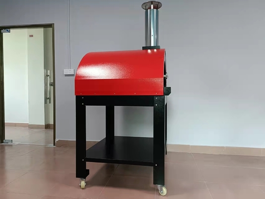 Mobilny piec do pizzy opalany drewnem 950 mm Piec na drewno ze stali nierdzewnej 201S