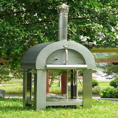 Trwały płonący piec do pizzy opalany drewnem ze stali nierdzewnej 750 mm